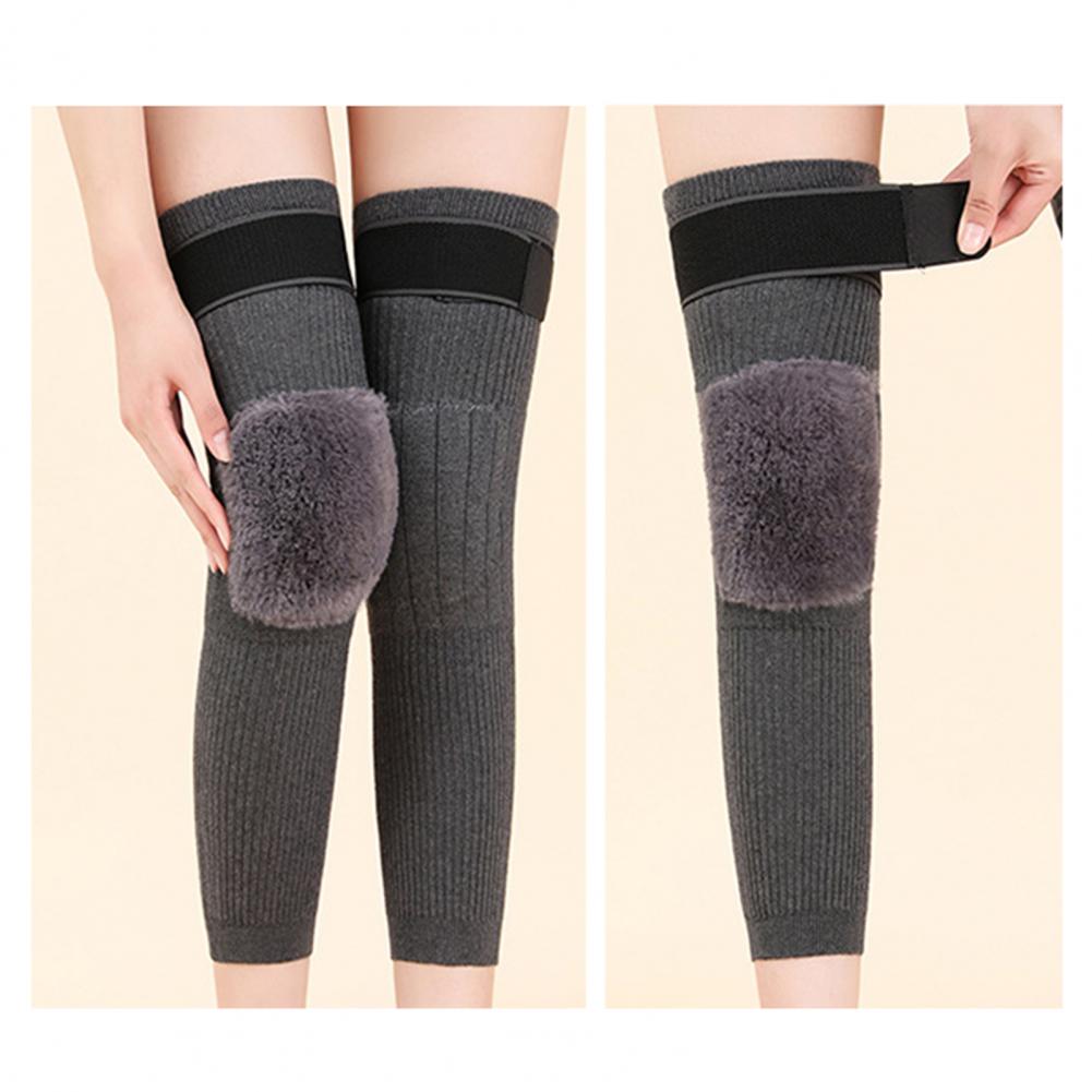 2-Piece Cashmere Knee Pads: Strap-On Warmth for Men & Women