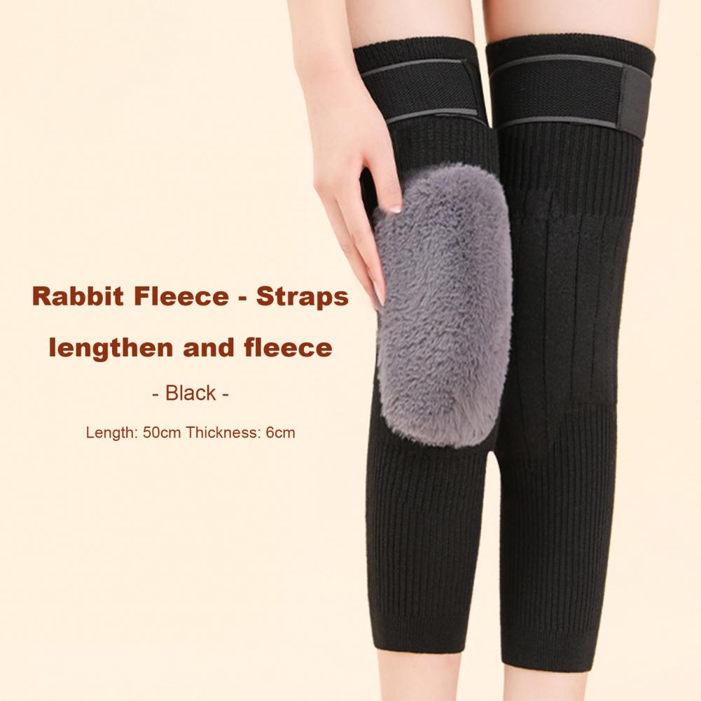 2-Piece Cashmere Knee Pads: Strap-On Warmth for Men & Women