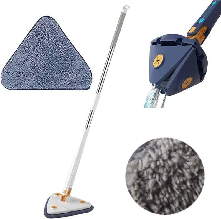 360° Triangle Mop: Adjustable & Easy Twist Squeeze