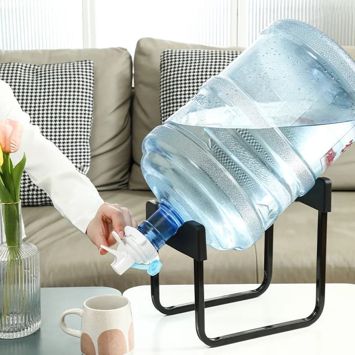 Water Bottle Stand with Tap: Sturdy & Portable Dispenser